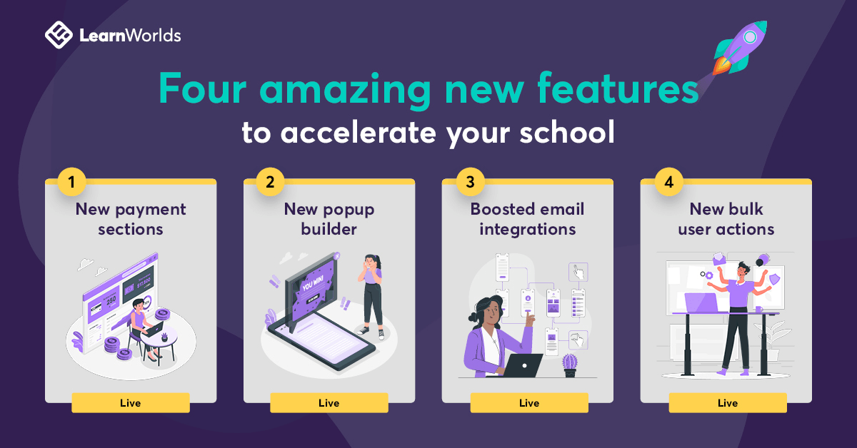 Introducing: Four Amazing New Features, in a Row